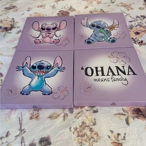Stitch and Angel Canvas Art Set